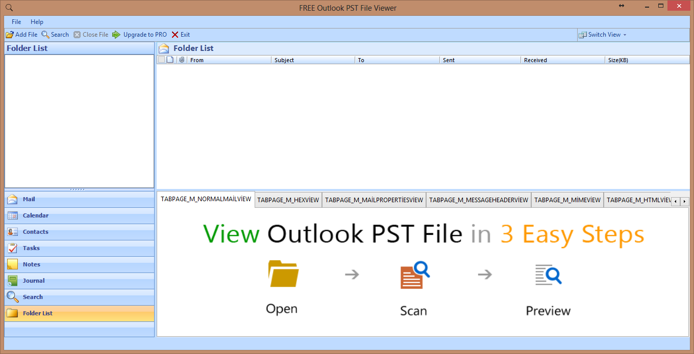 outlook pst viewer8