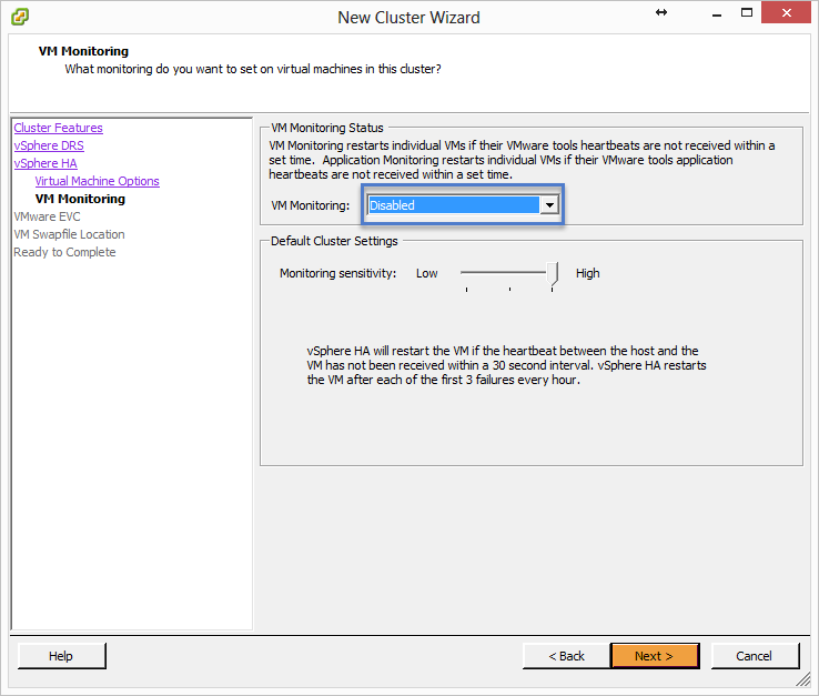 vmware HA failover cluster16