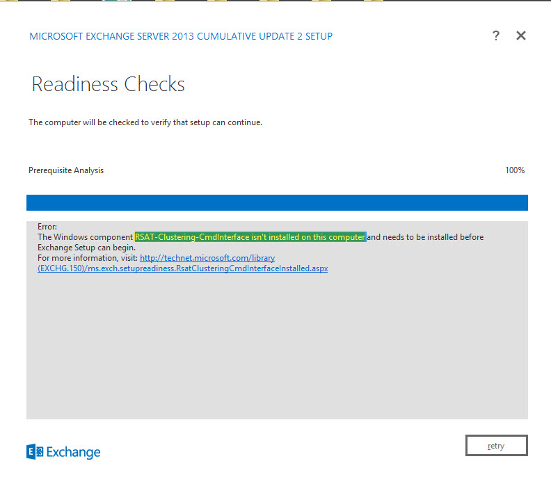 update RSAT-Clustering-CmdInterface isnt Installed Hatası