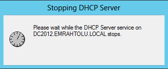 Windows Server 2012 DHCP Database Yedekleme ve Geri yükleme