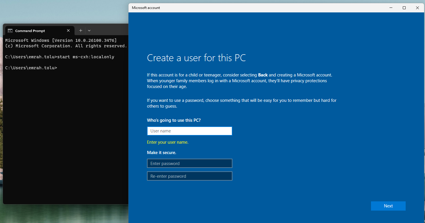 Yeni Windows 11 hilesi ile nasıl Microsoft Hesabı gereksinimini atlayabilirsiniz.