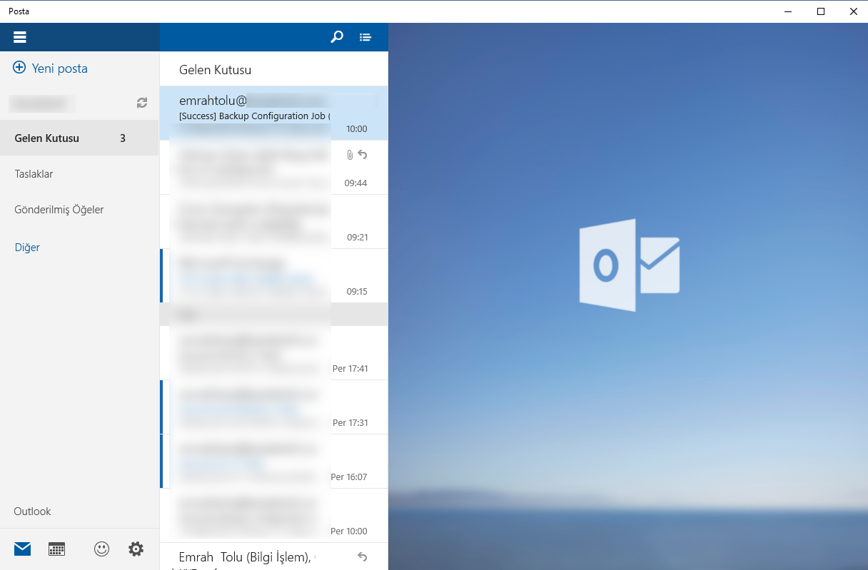 Windows 10 Posta Exchange Hesabı Kurulumu (Office Kullanmadan)